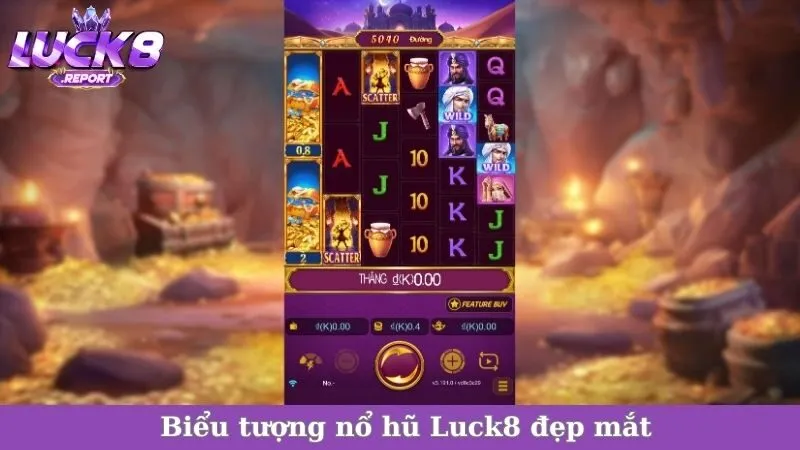 Biểu tượng nổ hũ Luck8 đẹp mắt