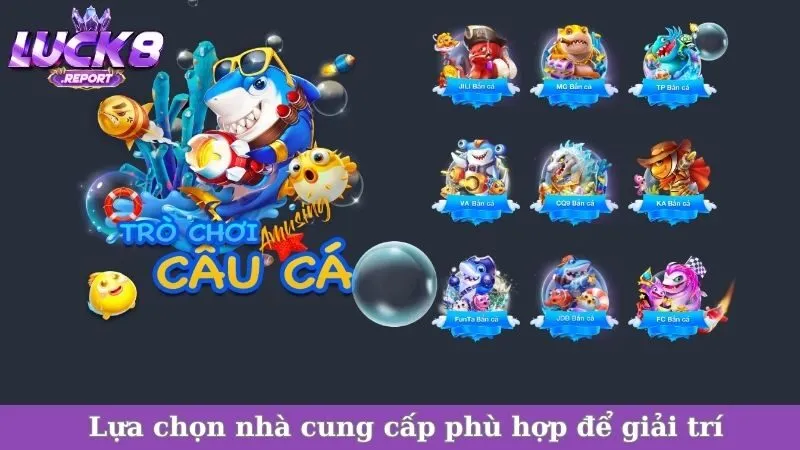 Lựa chọn nhà cung cấp phù hợp để giải trí
