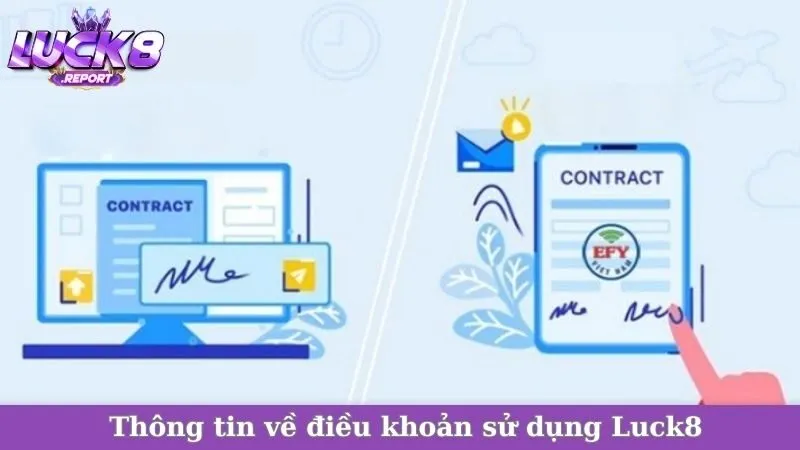 Thông tin về điều khoản sử dụng Luck8