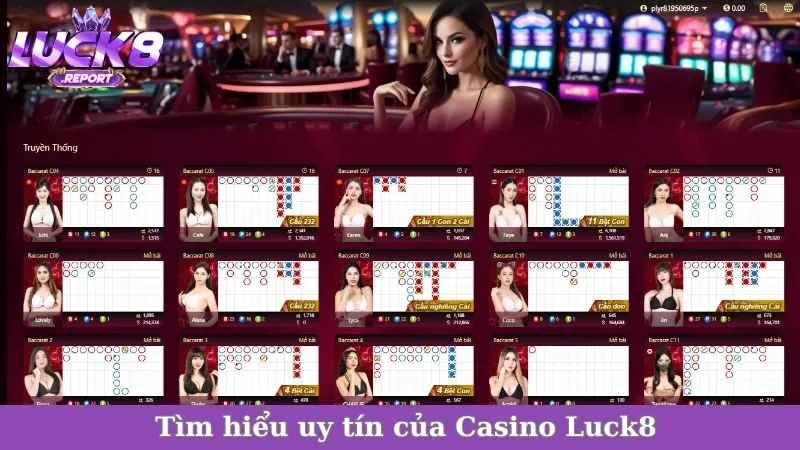 Tìm hiểu uy tín của Casino Luck8